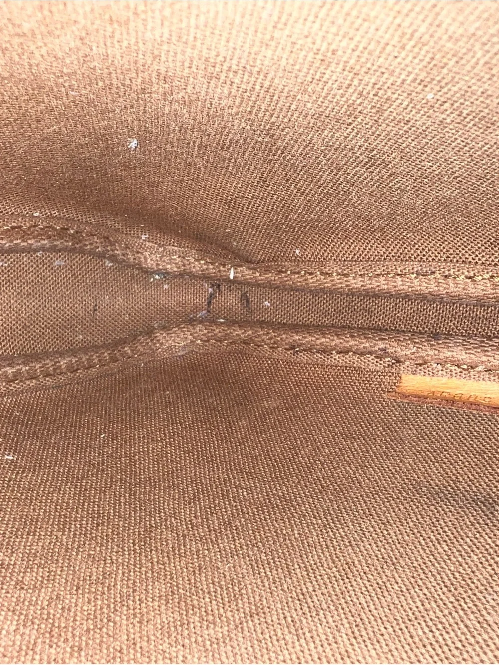 Louis Vuitton Brown Monogram Mini Pochette with Leather Strap
